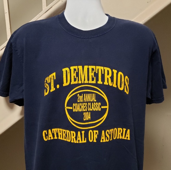 St. Demetrios Cathedral of Astoria Large T-Shirt - Picture 3 of 7